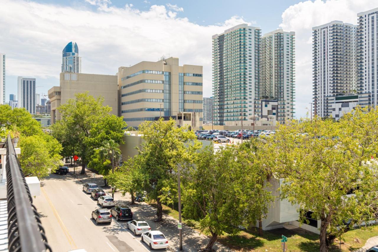 Home Miami Downtown With Balcony - 5 Minutes From Wynwood & Port - Art District Near Beach Exteriör bild